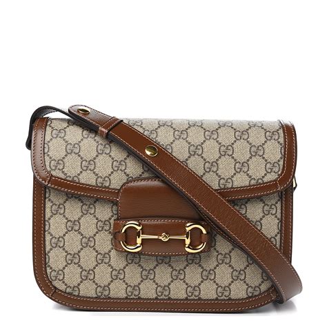 gucci horsebit bag brown